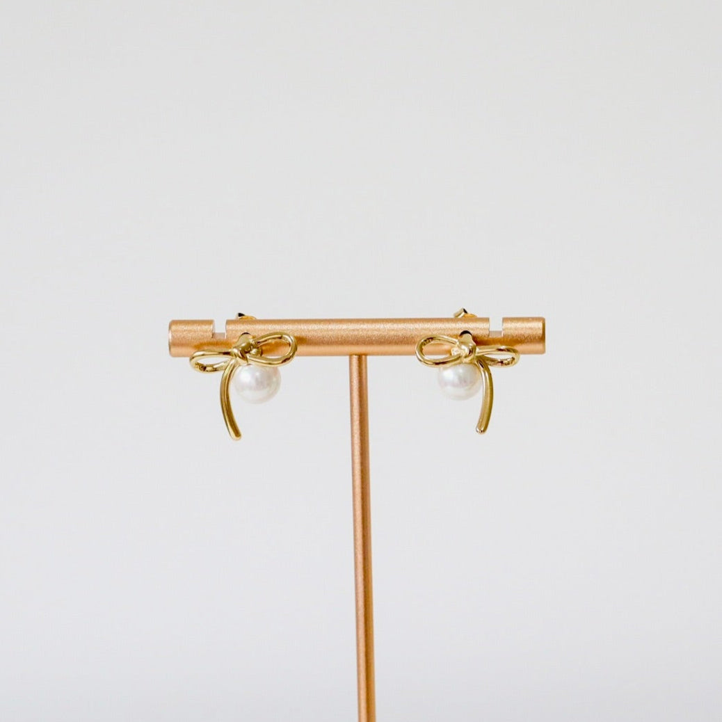GOLDEN BOW - EARRINGS